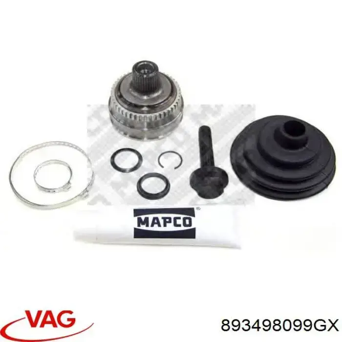Купити 893498099GX VAG Шарнір приводу зовнішній