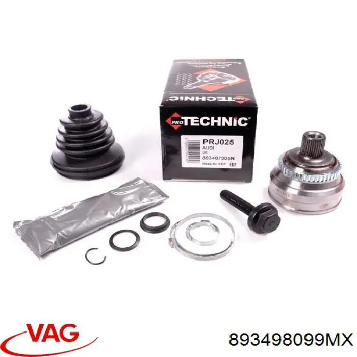 ШРУС зовнішній передній 893498099MX VAG