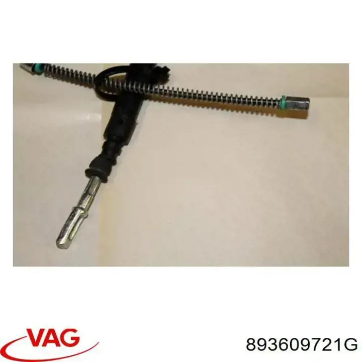 893609721G VAG Трос ручника задній лівий