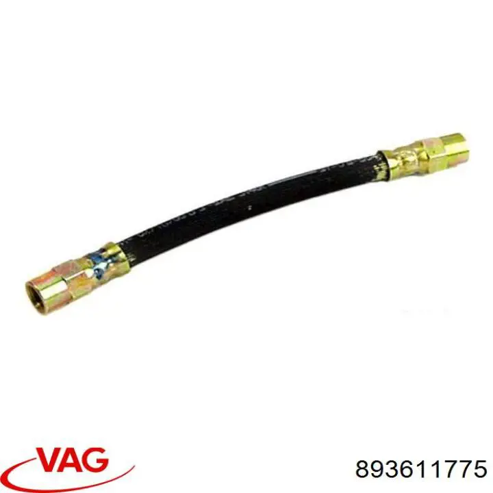 893611775 VAG Шланг гальмівний задній