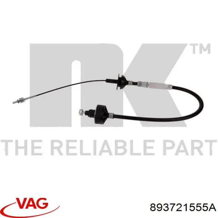 Трос газу VAG 893721555A ціна, від 11.40 USD