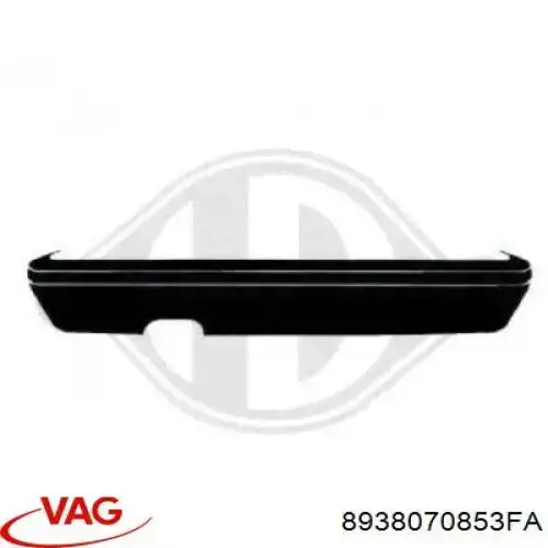 Купити 893807085 VAG Задній бампер
