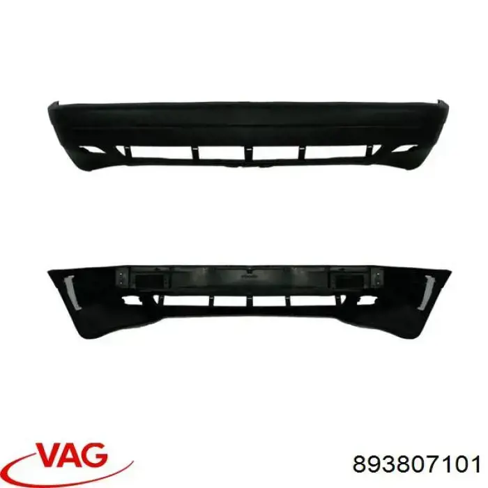 Купити 893807101 VAG Буфер (бампер) передній