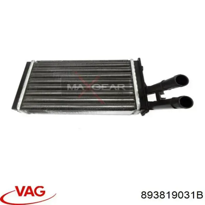 Радіатор пічки (обігрівача) VAG 893819031B ціна, від 14.53 USD