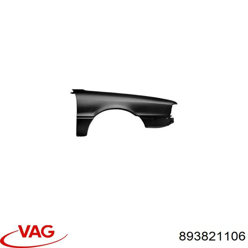 Крило переднє праве VAG 893821106 ціна, від 88.66 USD