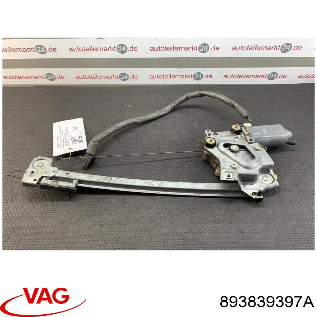 Механізм склопідйомника двері задньої, лівої VAG 893839397A ціна, від 638.93 USD