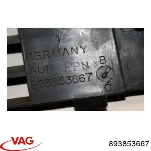 Купити 893853667 VAG Решітка переднього бампера, центральна