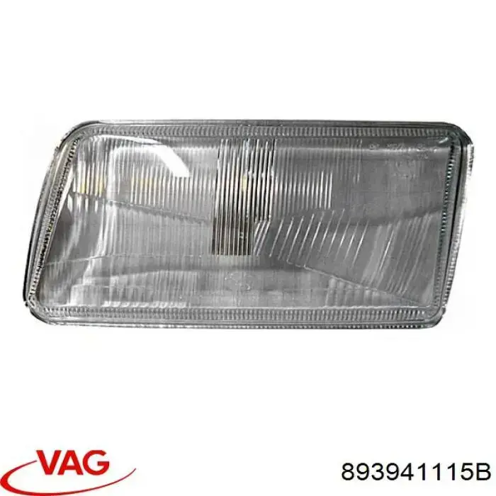 Скло фари лівої 893941115B VAG
