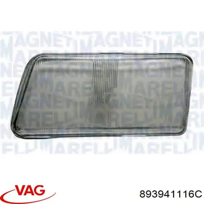Скло фари правої VAG 893941116C ціна, від 14.66 USD