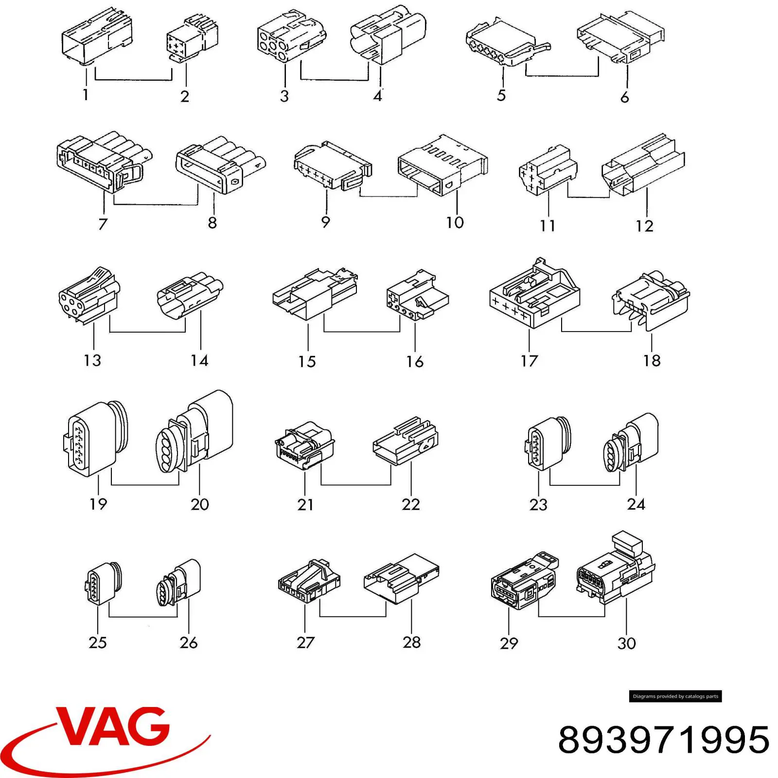 Купити 893971995 VAG 