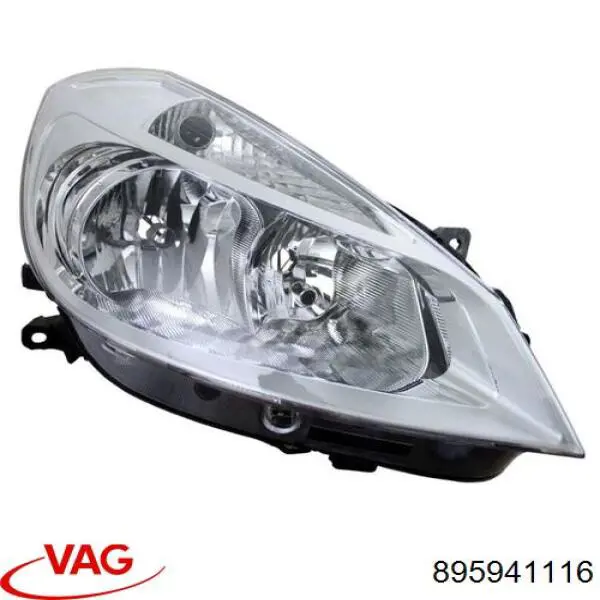 Скло фари правої 895941116 VAG