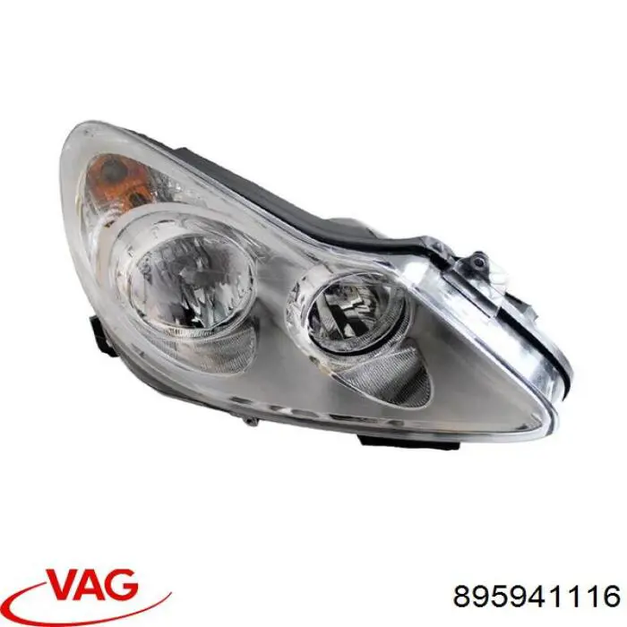 Скло правого ліхтаря VAG 895941116