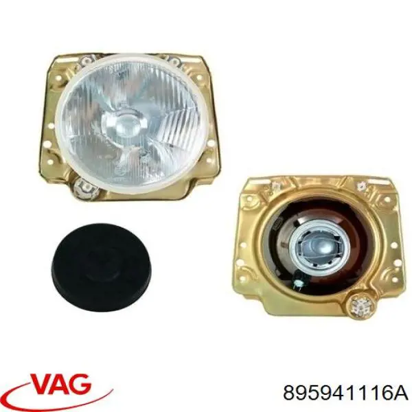 Скло правого ліхтаря VAG 895941116A