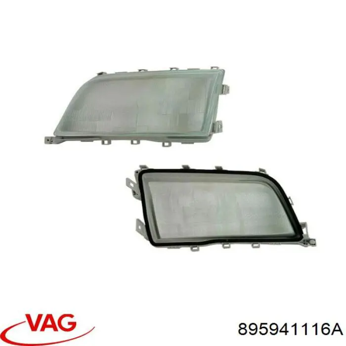 Скло фари правої VAG 895941116 ціна, від 17.09 USD