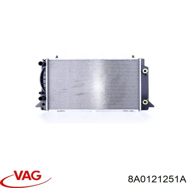 Купити 8A0121251A VAG Радіатор двигуна