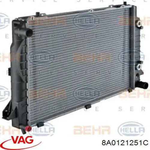 8A0121251C VAG радіатор охолодження двигуна