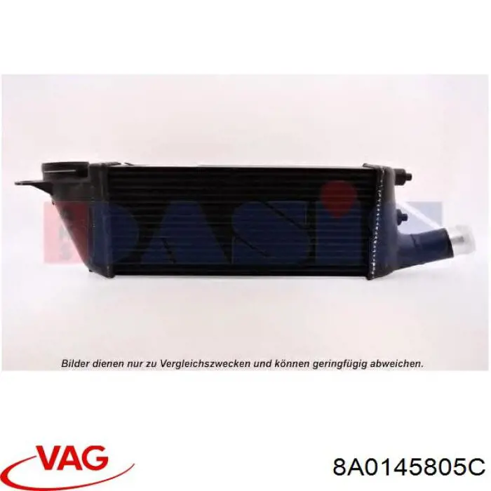 Система охолодження наддувочного повітря VAG 8A0145805C ціна, від  
