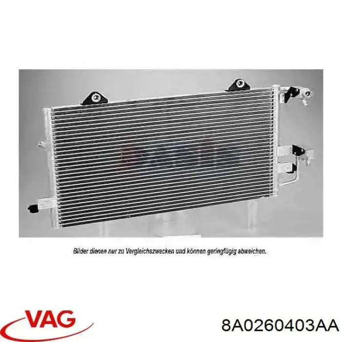 8A0260403AA VAG радіатор кондиціонера