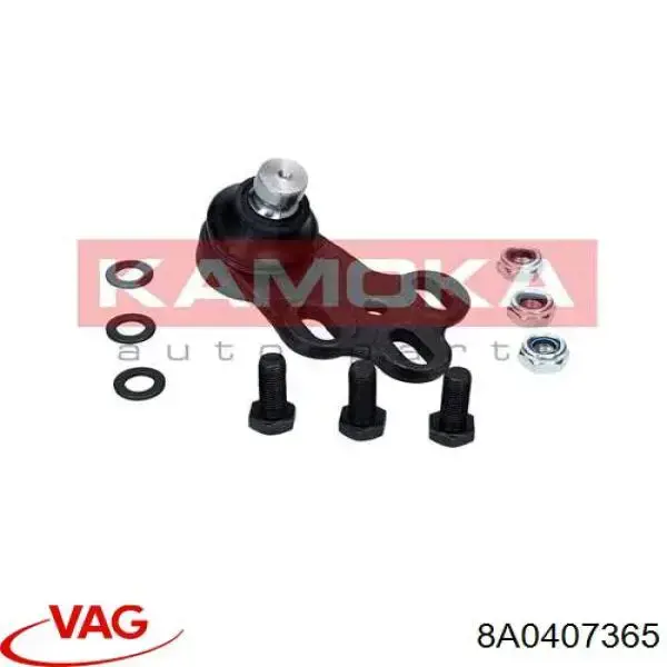 Кульова опора, нижня, ліва VAG 8A0407365 ціна, від 14.02 USD