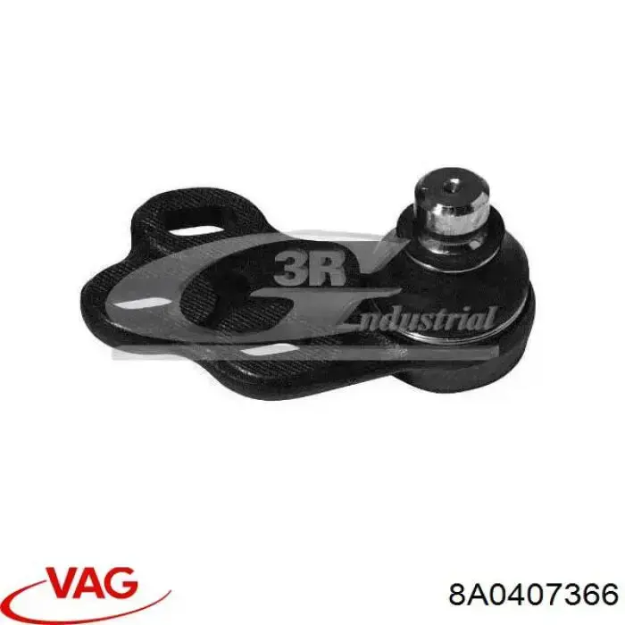 Кульова опора, нижня, права VAG 8A0407366 ціна, від 11.36 USD