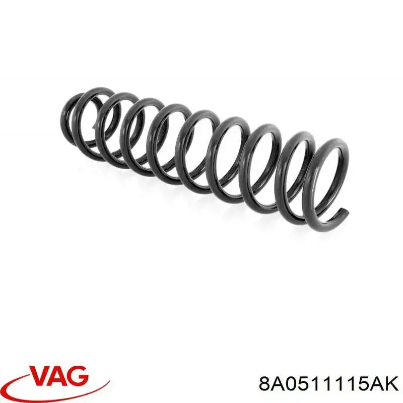Пружина задня VAG 8A0511115AK ціна, від 18.06 USD