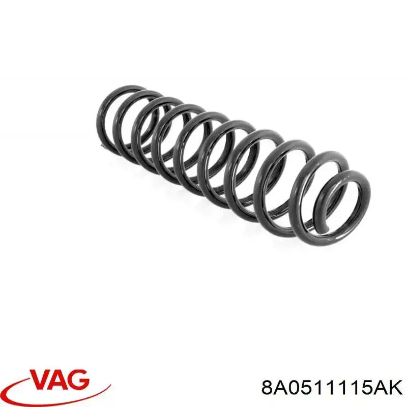 Купити 8A0511115AK VAG Задні пружини