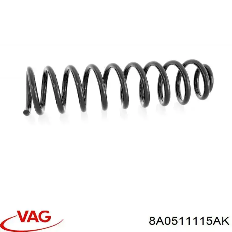 Задні пружини 8A0511115AK VAG
