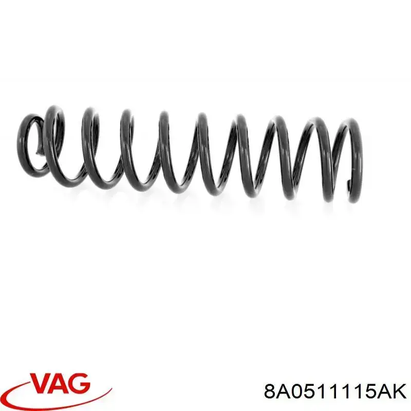 Пружина задня VAG 8A0511115AK ціна, від 18.06 USD