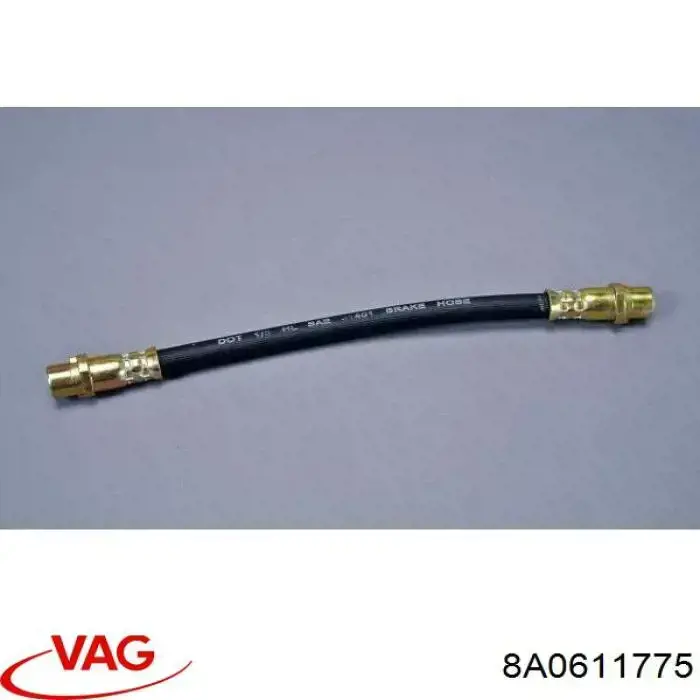 Шланг гальмівний задній 8A0611775 VAG