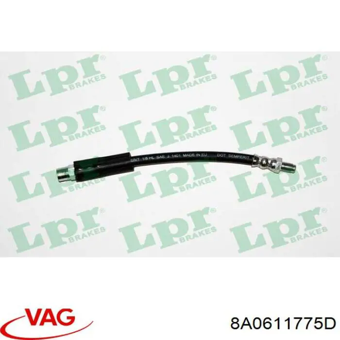 Купити 8A0611775D VAG Шланг гальмівний задній