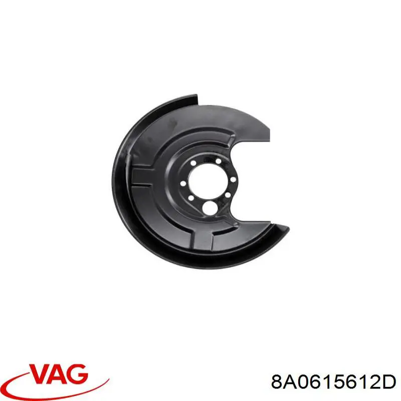 Купити 8A0615612D VAG Захист гальмівного диска заднього, правого