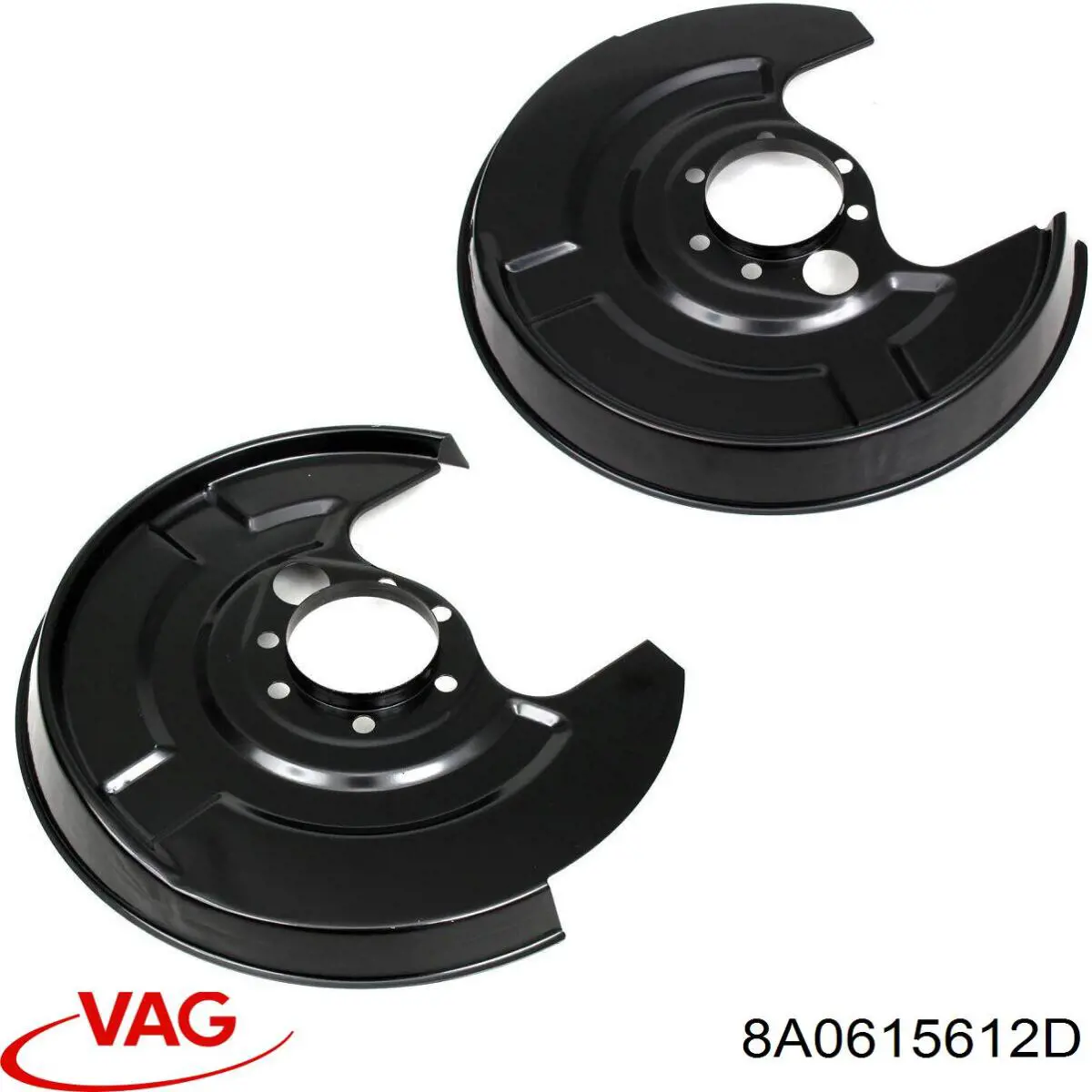 Захист гальмівного диска заднього, правого 8A0615612D VAG