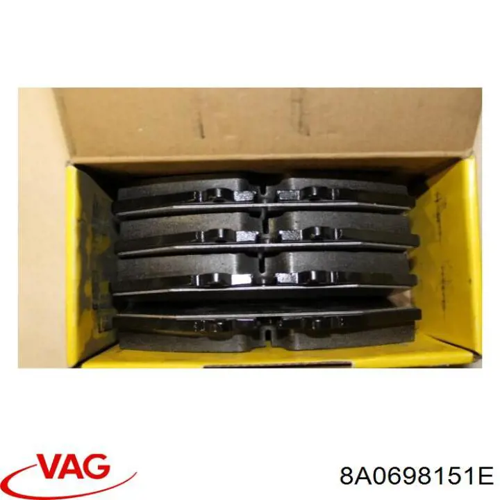 Купити 8A0698151E VAG Колодки гальмівні передні, дискові