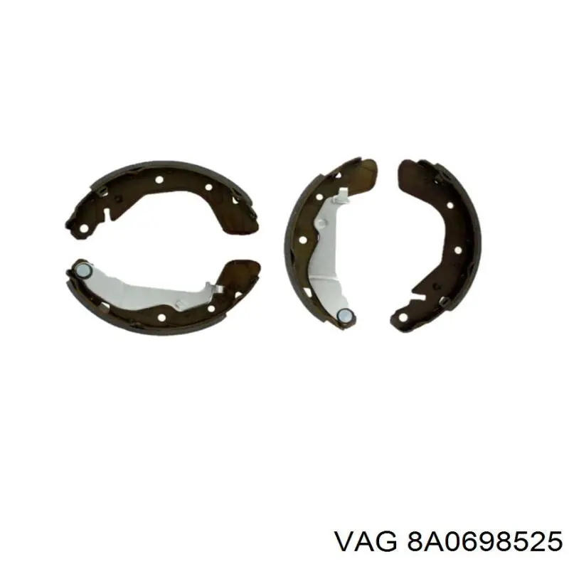 Купити 8A0698525 VAG Колодки гальмові задні, барабанні