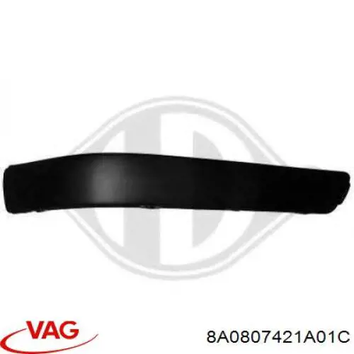 Накладка бампера заднього, ліва VAG 8A0807421A ціна, від 12.37 USD