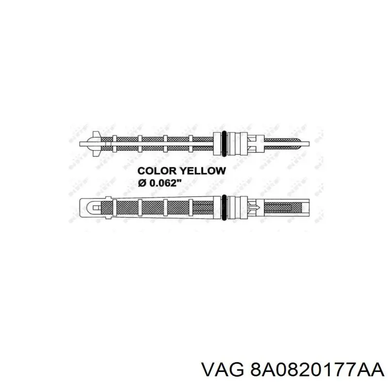 Клапан TRV, кондиціонера 8A0820177AA VAG