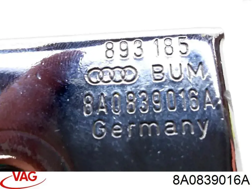 Купити 8A0839016A VAG Замок задньої дверї, правої