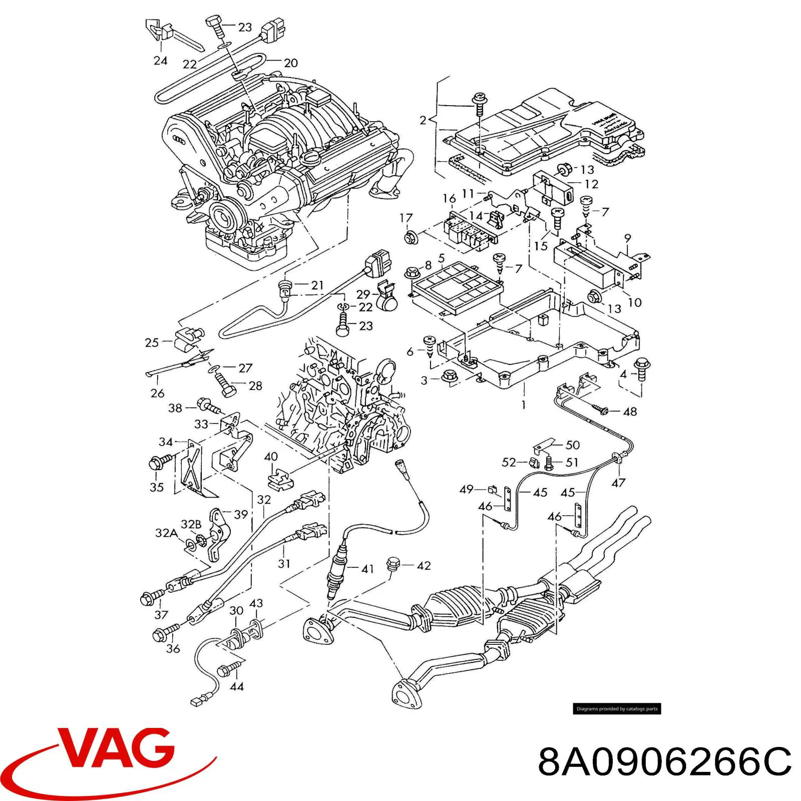 ЕБУ VAG 8A0906266C ціна, від 12.70 USD