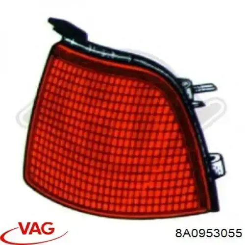 Вказівник повороту лівий 8A0953055 VAG
