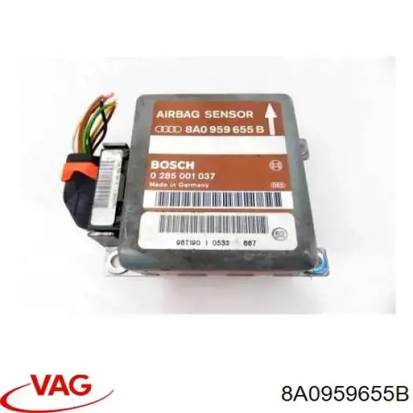 Модуль-процесор керування подушки безпеки VAG 8A0959655B ціна, від 6.33 USD