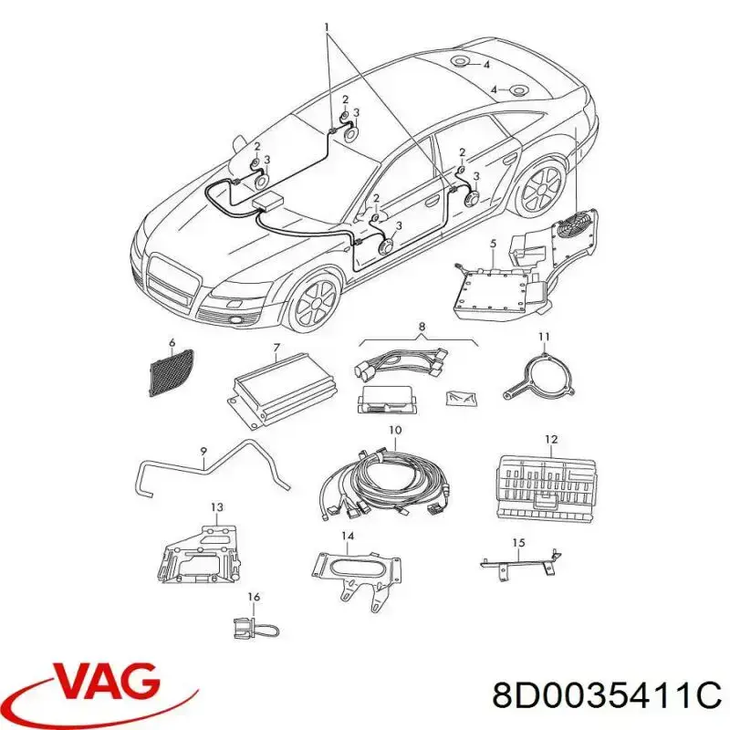 8D0035411C VAG 