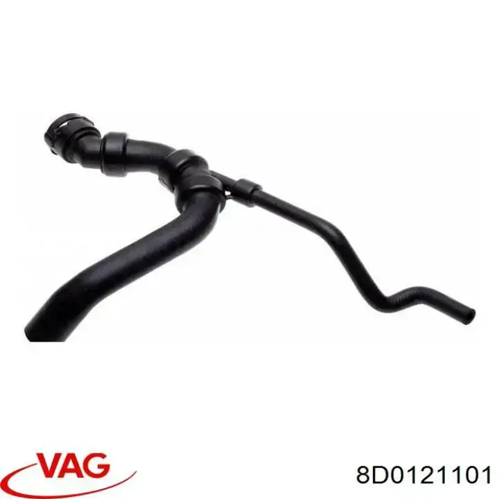Купити 8D0121101 VAG Шланг/патрубок радіатора охолодження, верхній