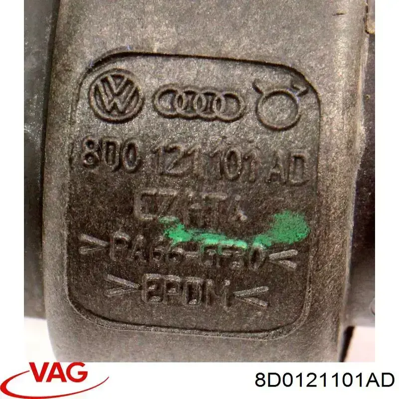 Купити 8D0121101AD VAG Шланг/патрубок радіатора охолодження, верхній