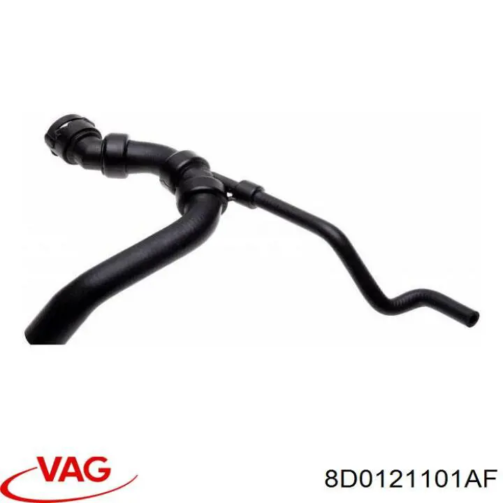 Купити 8D0121101AF VAG Шланг/патрубок радіатора охолодження, верхній