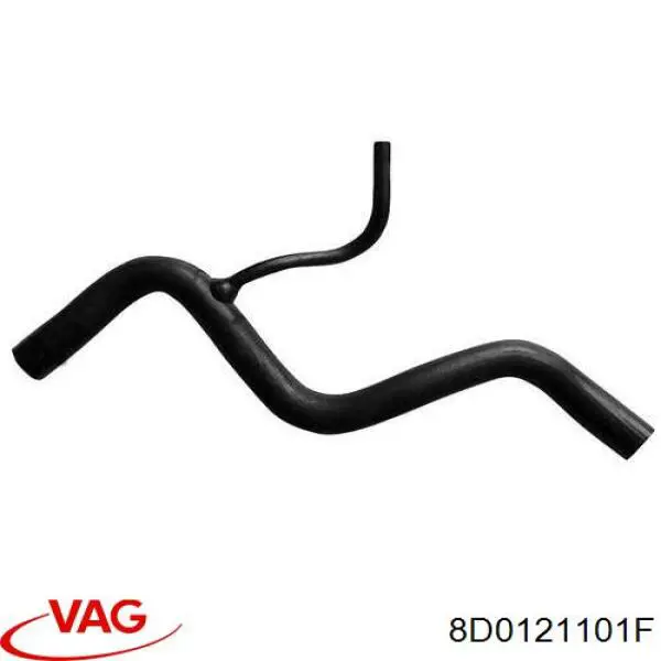 Купити 8D0121101F VAG Шланг/патрубок радіатора охолодження, верхній