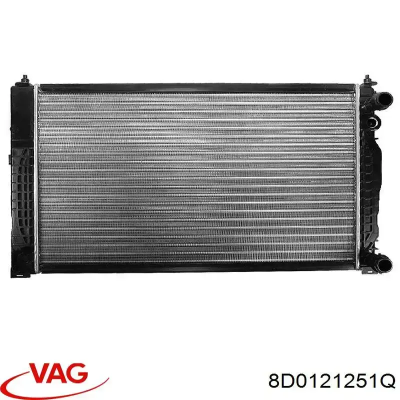 Купити 8D0121251Q VAG Радіатор двигуна