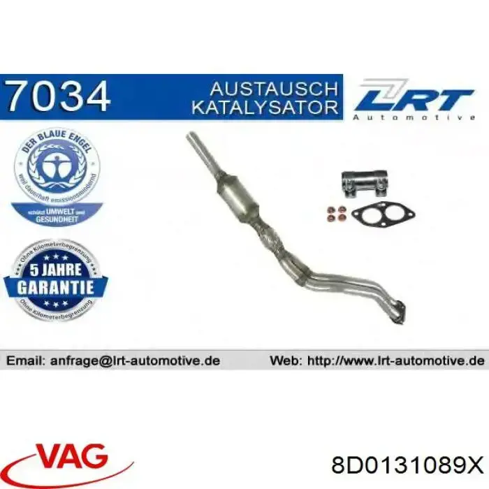 Каталізатор 8D0131089AX VAG