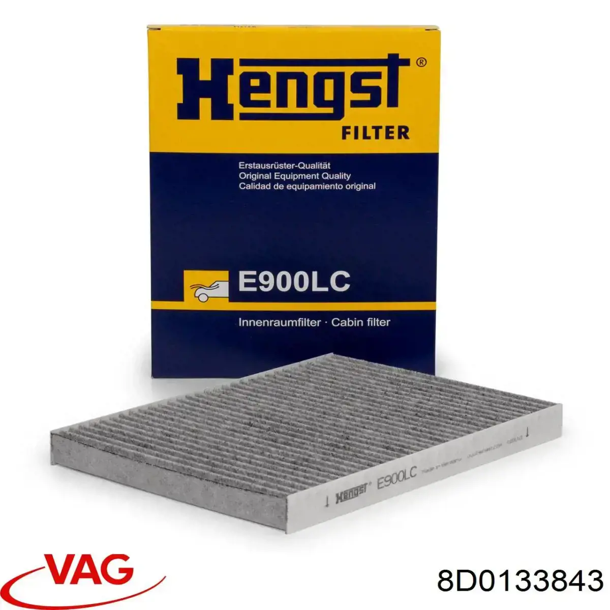 8D0133843 VAG Повітряний фільтр двигуна