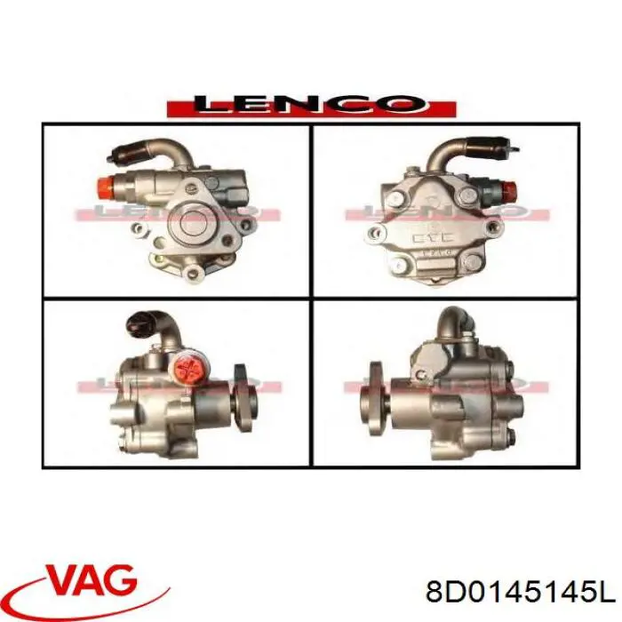 Насос ГУР 8D0145145L VAG