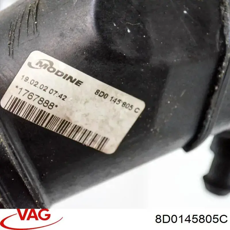 Система охолодження наддувочного повітря VAG 8D0145805C ціна, від 63.34 USD